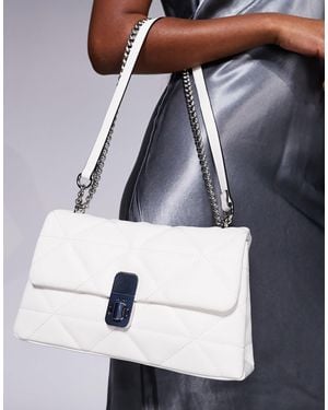 ALDO Goma Crossbody Bag With Chain Strap - Grey