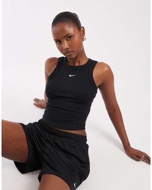 Nike One Dri-fit Cropped Vest - Black