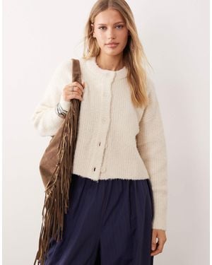 Aria Cove – strickjacke aus bouclé - Grau