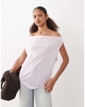 ARKET Tanktop Met Gedrapeerde Halslijn - Wit
