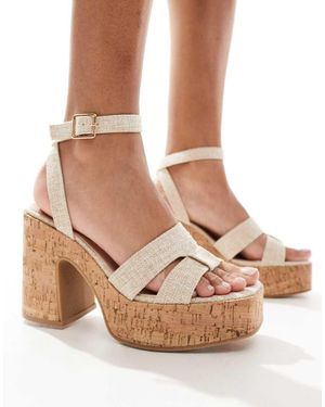 South beach flatform sandals with ankle straps deals