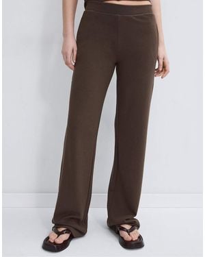 Stradivarius Soft-Touch Formal Joggers - Brown