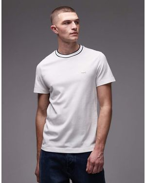 Lacoste Relaxed Fit T-shirt With Tonal Logo - Grey