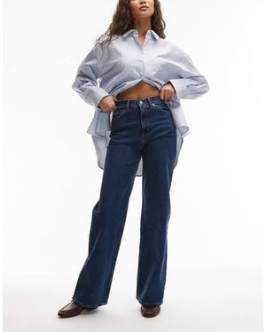 ARKET Lupine High Rise Wide Leg Jeans - Blue