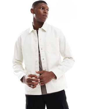 New Look Twill Over Shirt - Natural