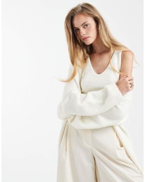 4th & Reckless Wool Feel Soft Knit Cami Tank Top - Natural