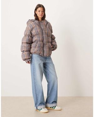 Free People Part Of One Puffer Jacket - Blue