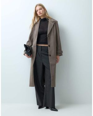 Vila Formal Maxi Coat - Grey