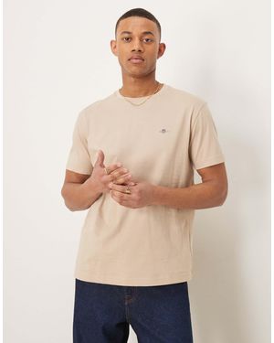 GANT – t-shirt - Natur