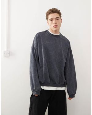 Weekday Leon Oversized Sweatshirt - Blue