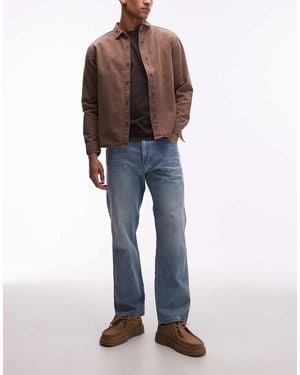 Wrangler Frontier Relaxed Straight Fit Jeans - Blue