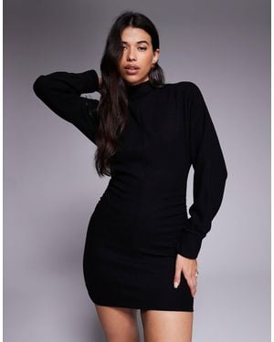 ASOS – superweiches minikleid - Schwarz