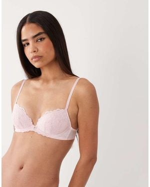 Ann Summers 2 Pack Sexy Lace Plunge Bras - White