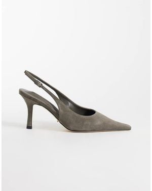 Tony Bianco Samar Slingback Heeled Shoes - White