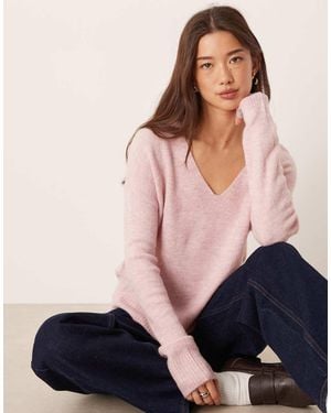 Jdy V-neck Jumper - Pink