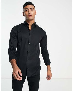 Jack & Jones Premium Super Slim Fit Stretch Smart Shirt - Blue