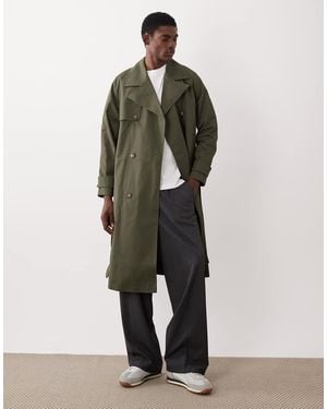 ASOS Oversized Trench Coat - Green