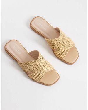 Raid Coraline Flat Slide Sandals - Natural