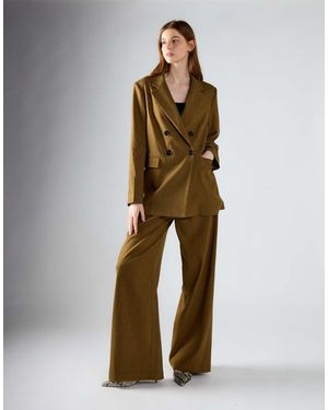 Glamorous Button Detail Blazer - Natural
