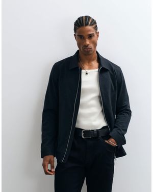 Jack & Jones Slim Double Zip Smart Jacket - Blue
