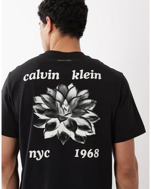 Calvin Klein Graphic Stamp T-shirt - Black