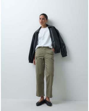 ASOS Awkward Length Cargo Trouser With Pocket Detail - Green
