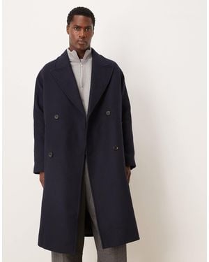 SELECTED – wollmantel - Blau