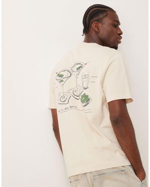 Abercrombie & Fitch – luxuriöses t-shirt - Natur
