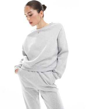 ONLY Crew Neck Sweat Co-ord - Grey