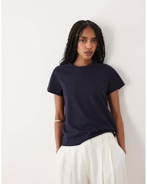 ARKET Slim Fit Short Sleeved T-shirt - Blue