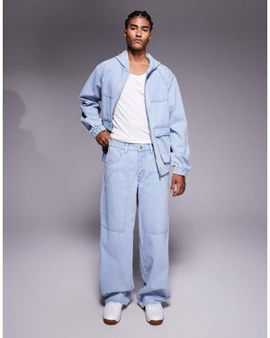 Liquor N Poker Baggy Timmermansjeans - Blauw