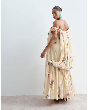 ARRANGE Curve – trapezförmiges maxikleid - Natur