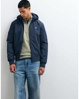 Fred Perry Kapuzenjacke brentham - Blau