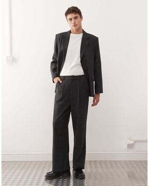 Reclaimed Vintage Relaxed Tapered Trousers Co-Ord - Multicolour