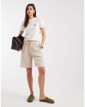 ONLY Tailored Bermuda Shorts - Natural