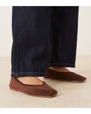 Raid Wide Fit Maryana Ballet Flats - Blue