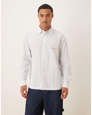 ASOS – locker geschnittenes hemd - Weiß