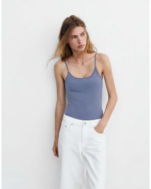 Pull&Bear – polyamid-body - Blau