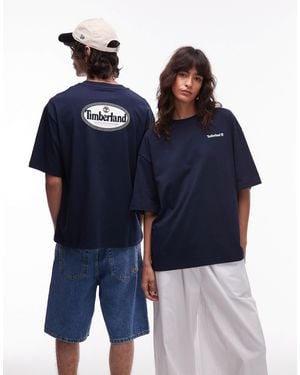 Timberland – oversize-t-shirt - Blau