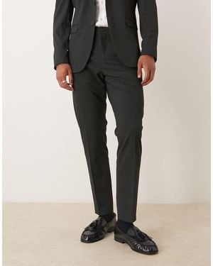 SELECTED Slim Fit Suit Trouser - Black