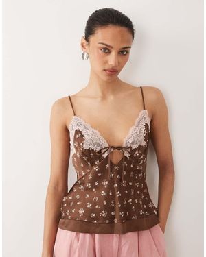 Abercrombie & Fitch Reversible Cami Top - Brown