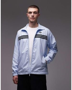 adidas Originals Chest Stripe Track Top - Grey