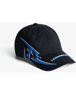 Bershka Embroidered Cap - Blue