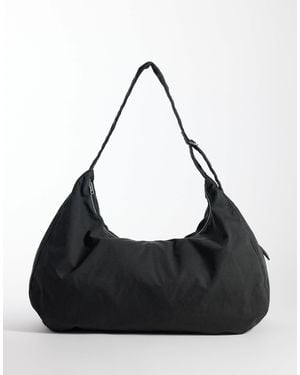 Weekday Large Ripstop Tote Bag - Black