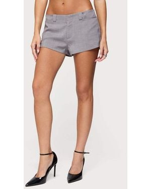 Edikted Roshelle Tailored Shorts - Blue