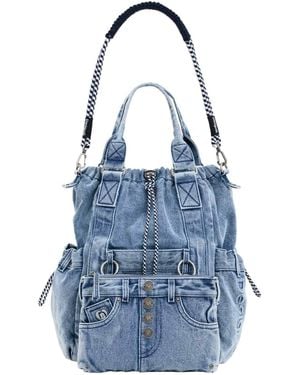Desigual Großer denim-rucksack - Blau