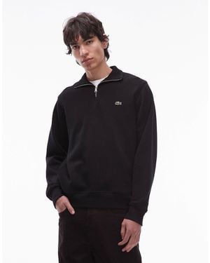 Lacoste Quarter Zip Sweatshirt - Blue