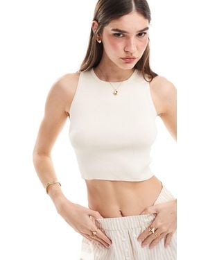 Vero Moda Sleevess Vest Top - Natural