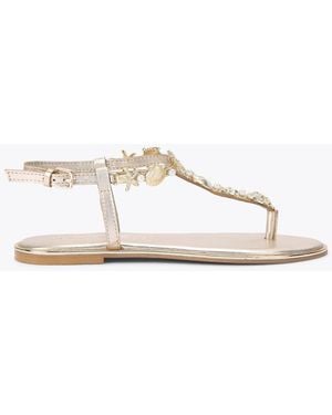 KG by Kurt Geiger Rudy Flat Sandals - White