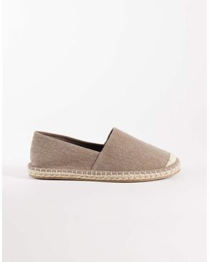 ASOS – espadrilles aus canvas - Natur